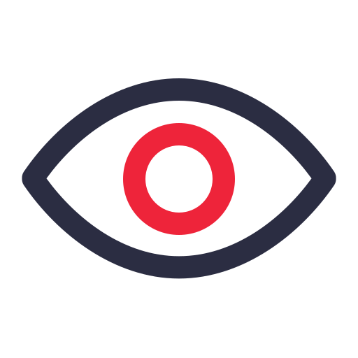 ojo Generic color outline icono