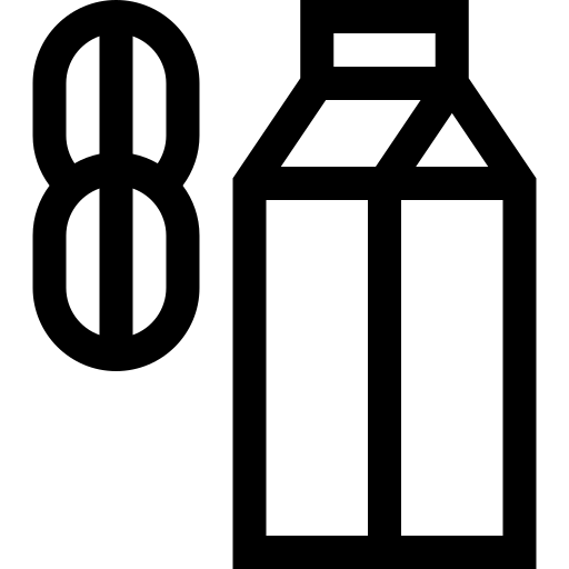 havermelk Basic Straight Lineal icoon