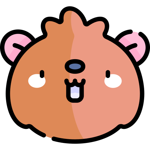 Beaver Kawaii Lineal color icon
