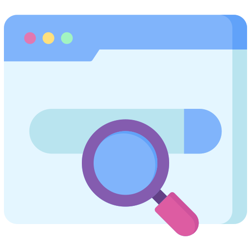 Search engine Generic color fill icon