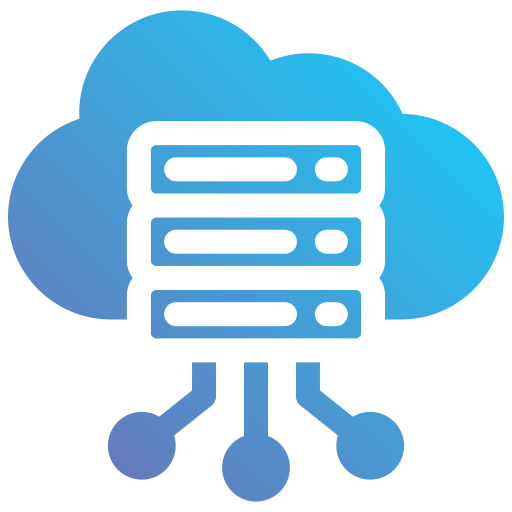 server Generic gradient fill icona