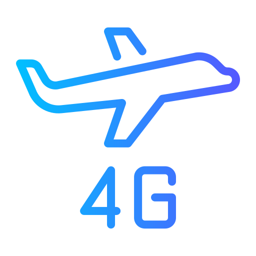 Airplane mode Generic gradient outline icon