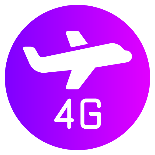 Airplane mode Generic gradient fill icon