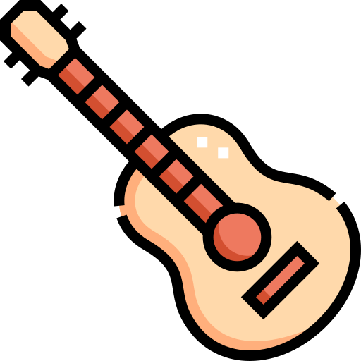 gitarre Detailed Straight Lineal color icon