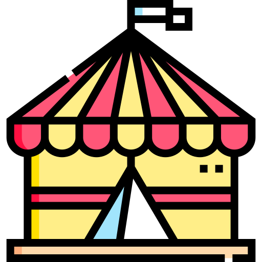 Tent Detailed Straight Lineal color icon