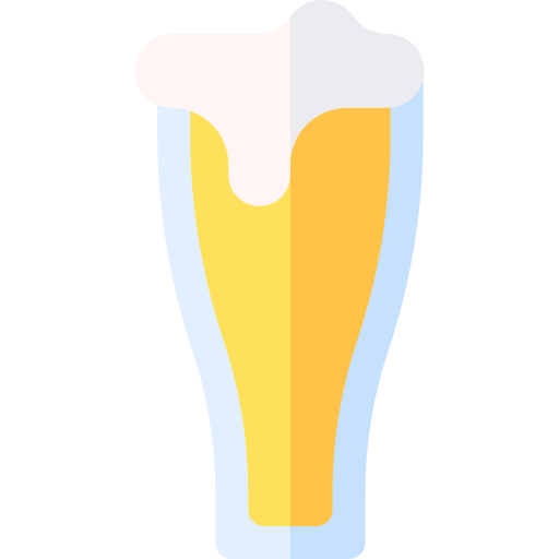cerveza Basic Rounded Flat icono