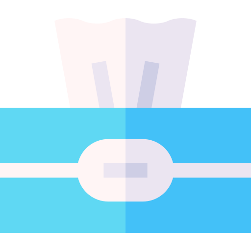 caja de pañuelos Basic Straight Flat icono