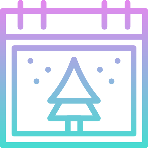 クリスマス Generic gradient outline icon