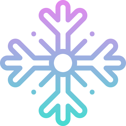Снежинка Generic gradient outline иконка