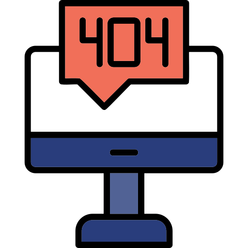 404 fehler Generic color lineal-color icon