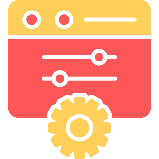Control panel Generic color fill icon