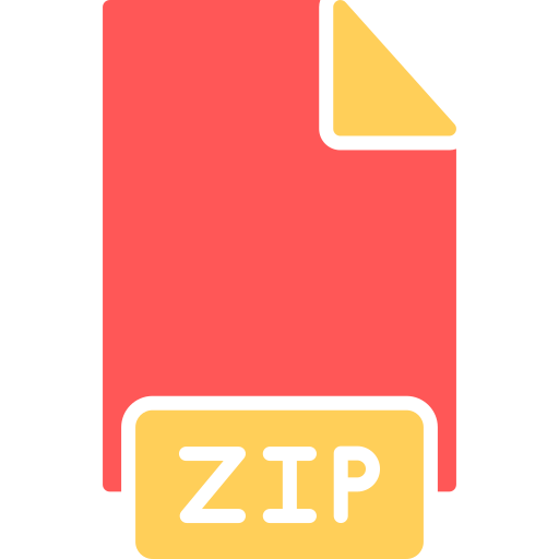file zip Generic color fill icona