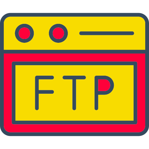 ftp Generic color lineal-color icono