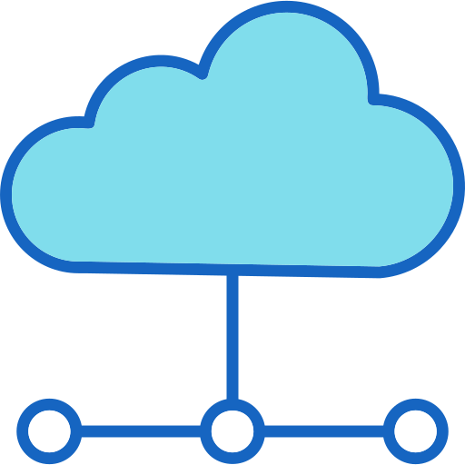 cloud computing Generic color lineal-color Icône