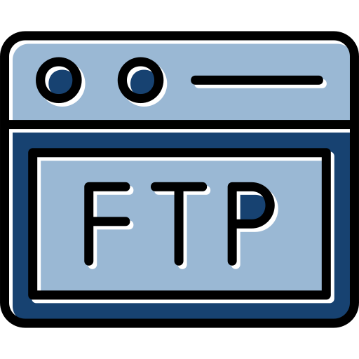 ftp Generic color lineal-color ikona