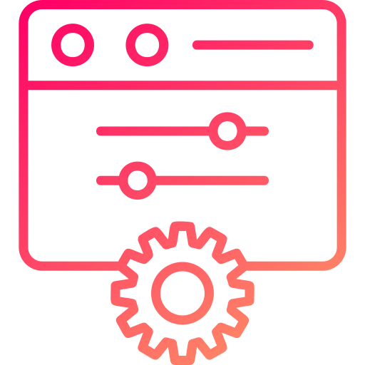 bedienfeld Generic gradient outline icon