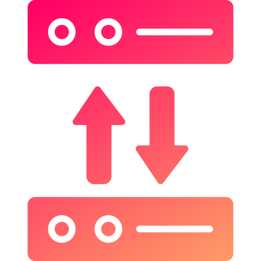 conexión Generic gradient fill icono