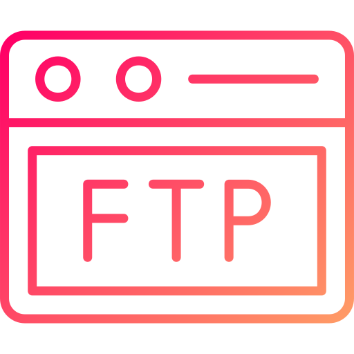 ftp Generic gradient outline icoon