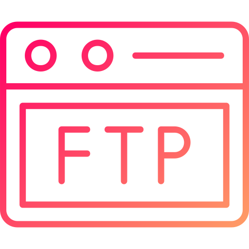 ftp Generic gradient outline иконка