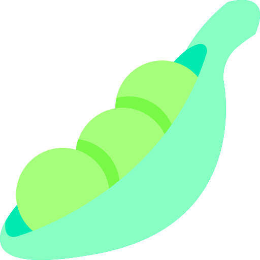 grüne erbsen Generic color fill icon