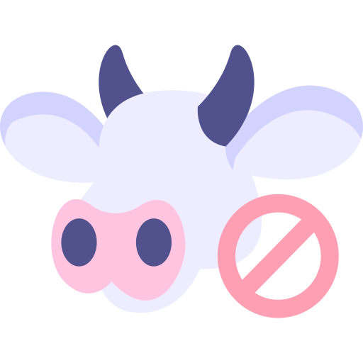 No cow meat Generic color fill icon
