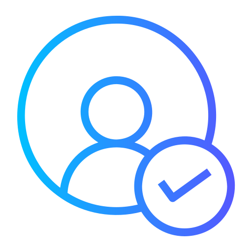 utilisateur actif Generic gradient outline Icône