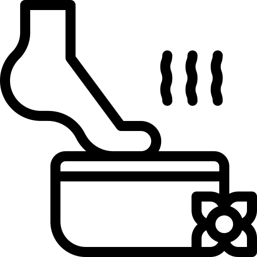 발 스파 Generic black outline icon