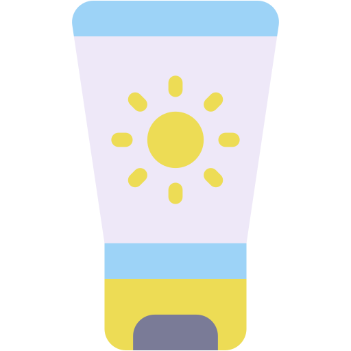 crema solar Generic color fill icono