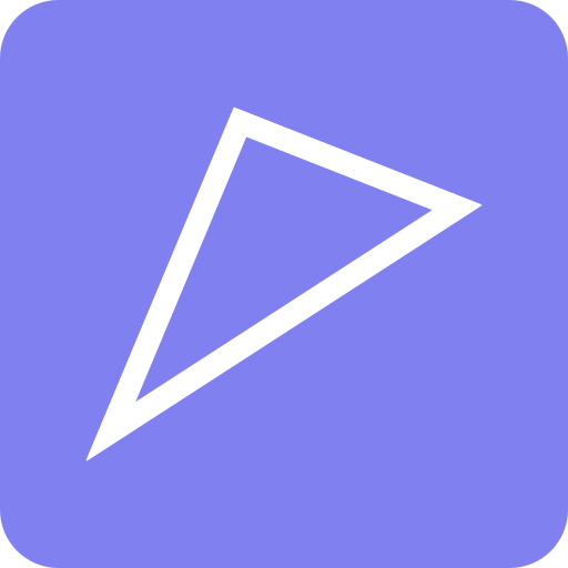 trójkąt Generic color fill ikona