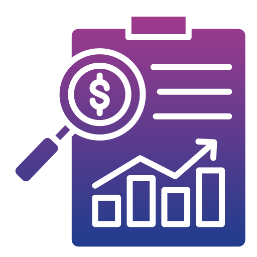 finanziario Generic gradient fill icona