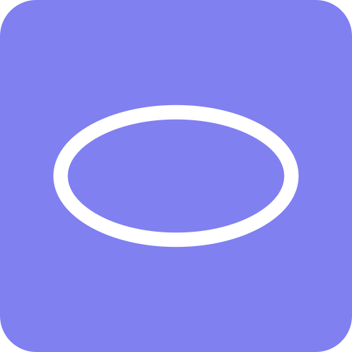oval Generic color fill icono