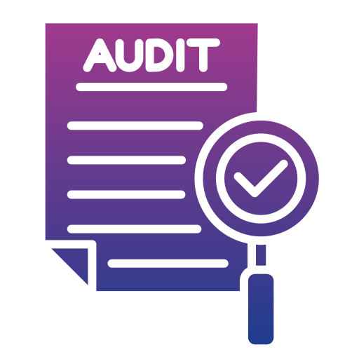 Audit Generic gradient fill icon