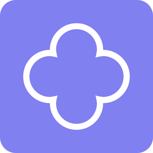 Quatrefoil Generic color fill icon