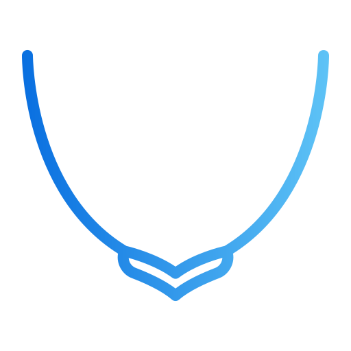 collar Generic gradient outline icono