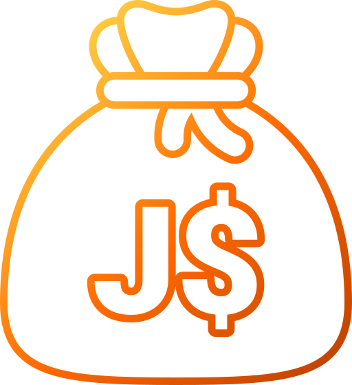 dólar jamaicano Generic gradient outline icono