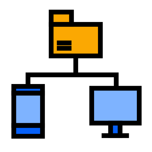 transferência de dados Generic color lineal-color Ícone