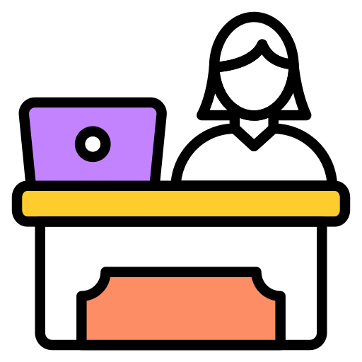 rezeptionist Generic color lineal-color icon