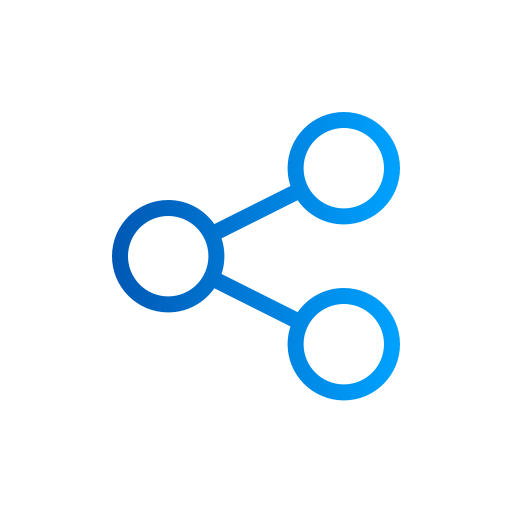 partager Generic gradient outline Icône