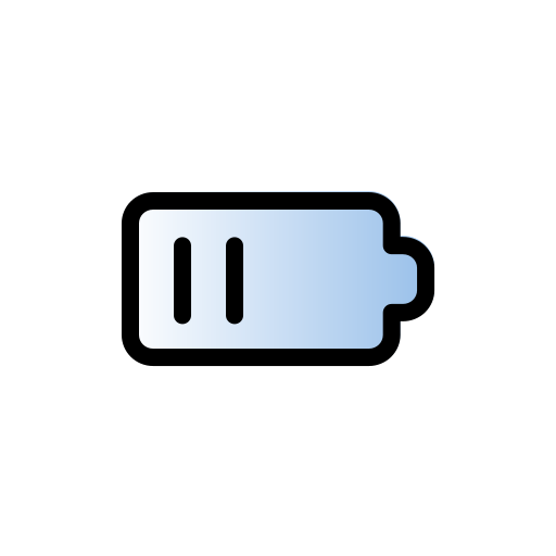 media bateria Generic gradient lineal-color icono