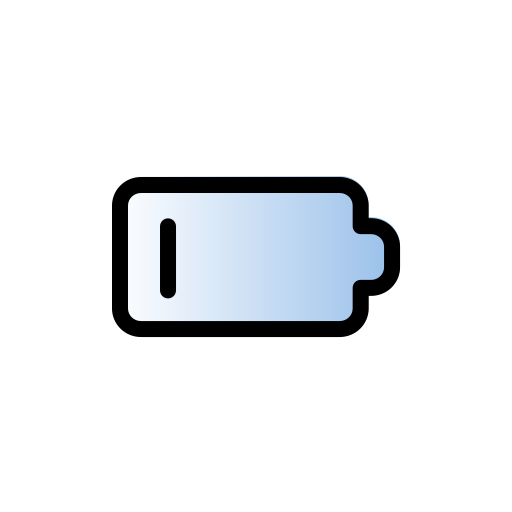 batería baja Generic gradient lineal-color icono
