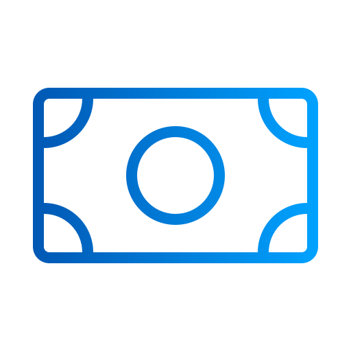 Money Generic gradient outline icon