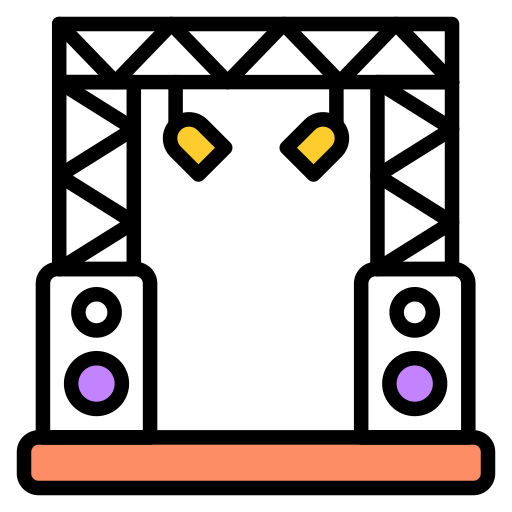 escenario Generic color lineal-color icono