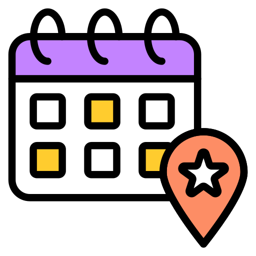 Event location Generic color lineal-color icon