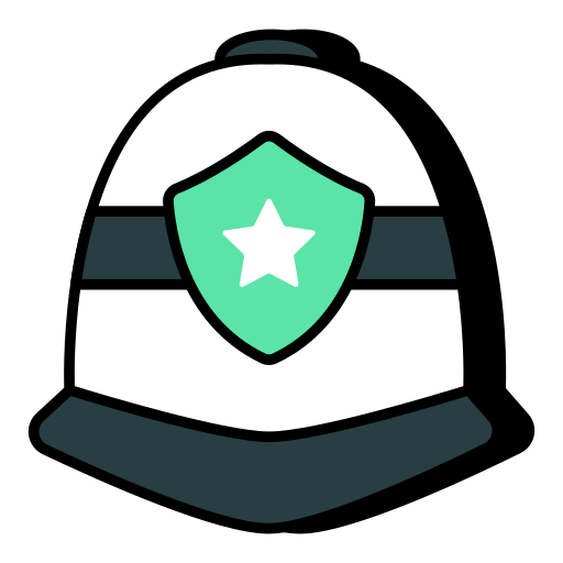 Police cap Generic color lineal-color icon