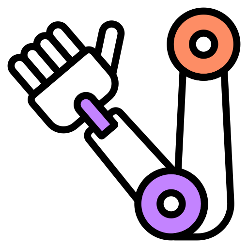 ロボットアーム Generic color lineal-color icon