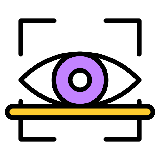 目の認識 Generic color lineal-color icon