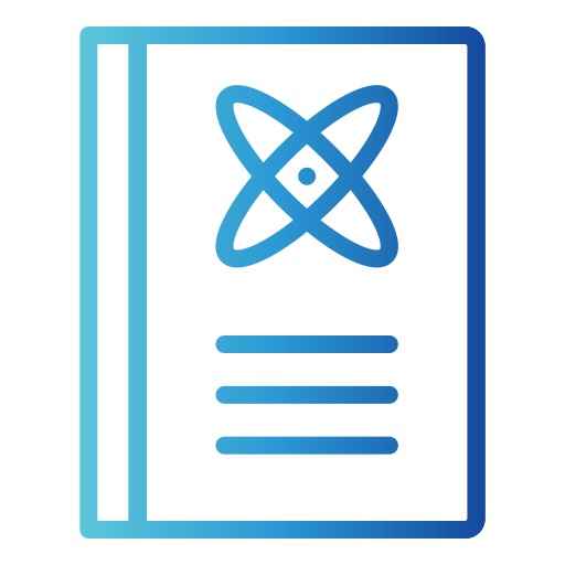 Science book Generic gradient outline icon
