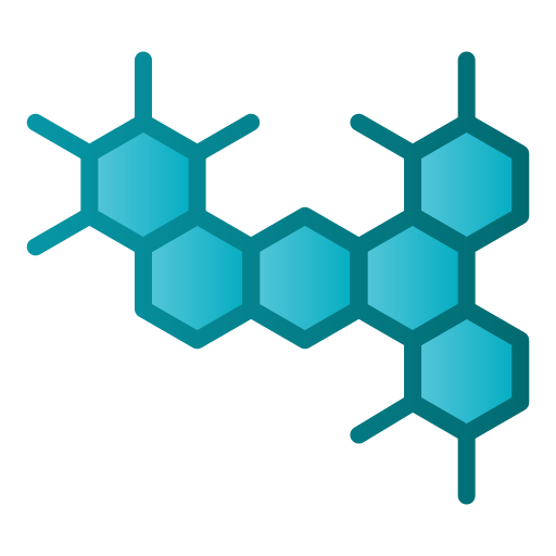 molecola Generic gradient fill icona