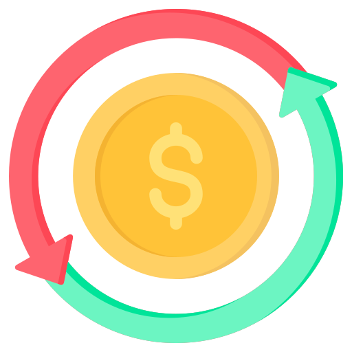 Cash flow Generic color fill icon