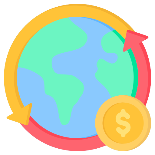 economia globale Generic color fill icona